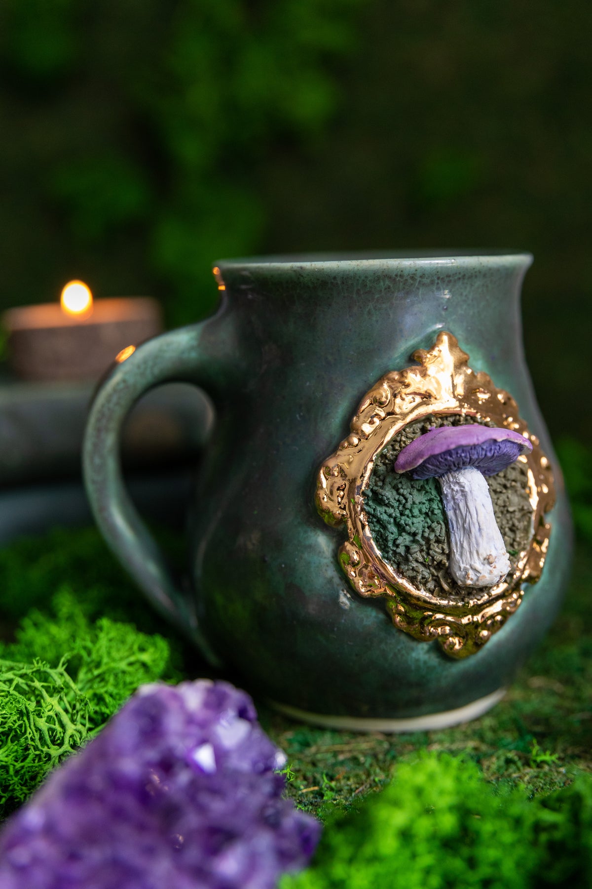 Wood Blewit Enchanted Mushroom Mug