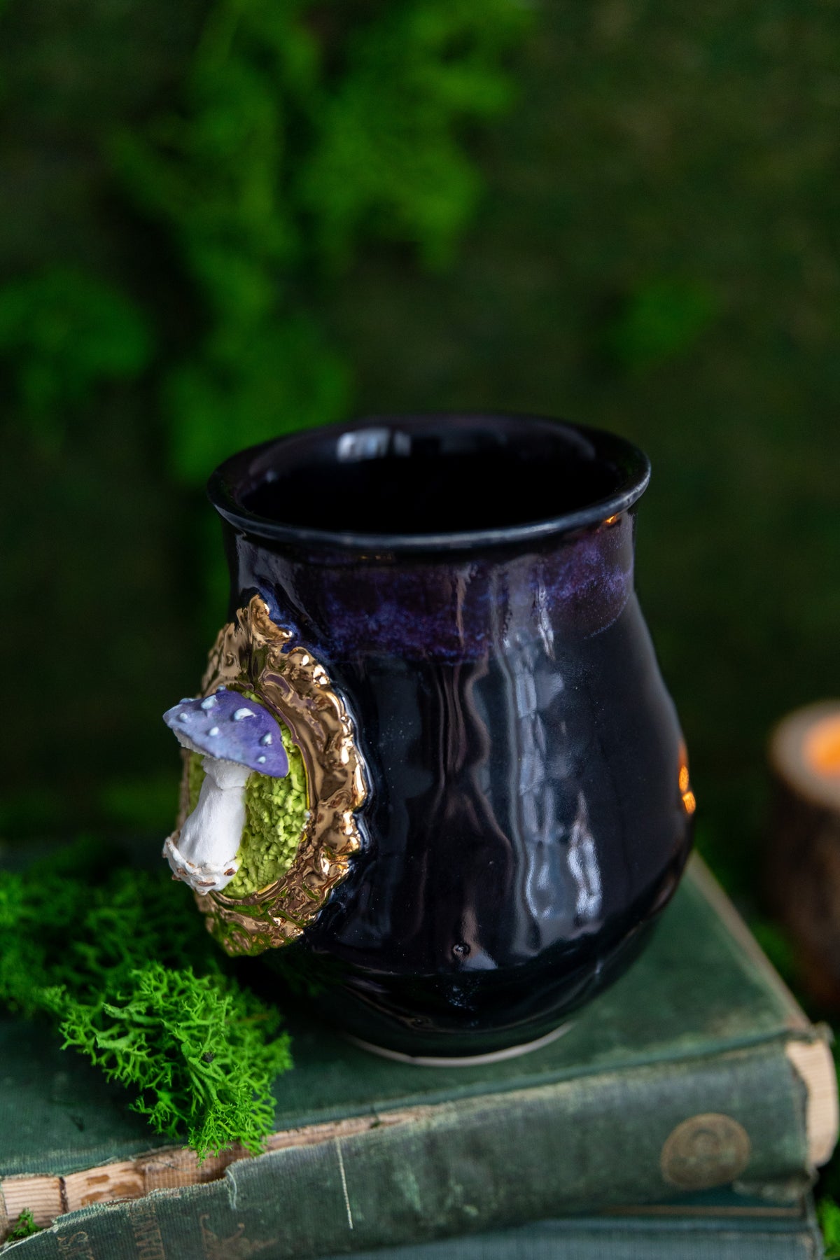 Purple Amanita Muscaria Mushroom Mug