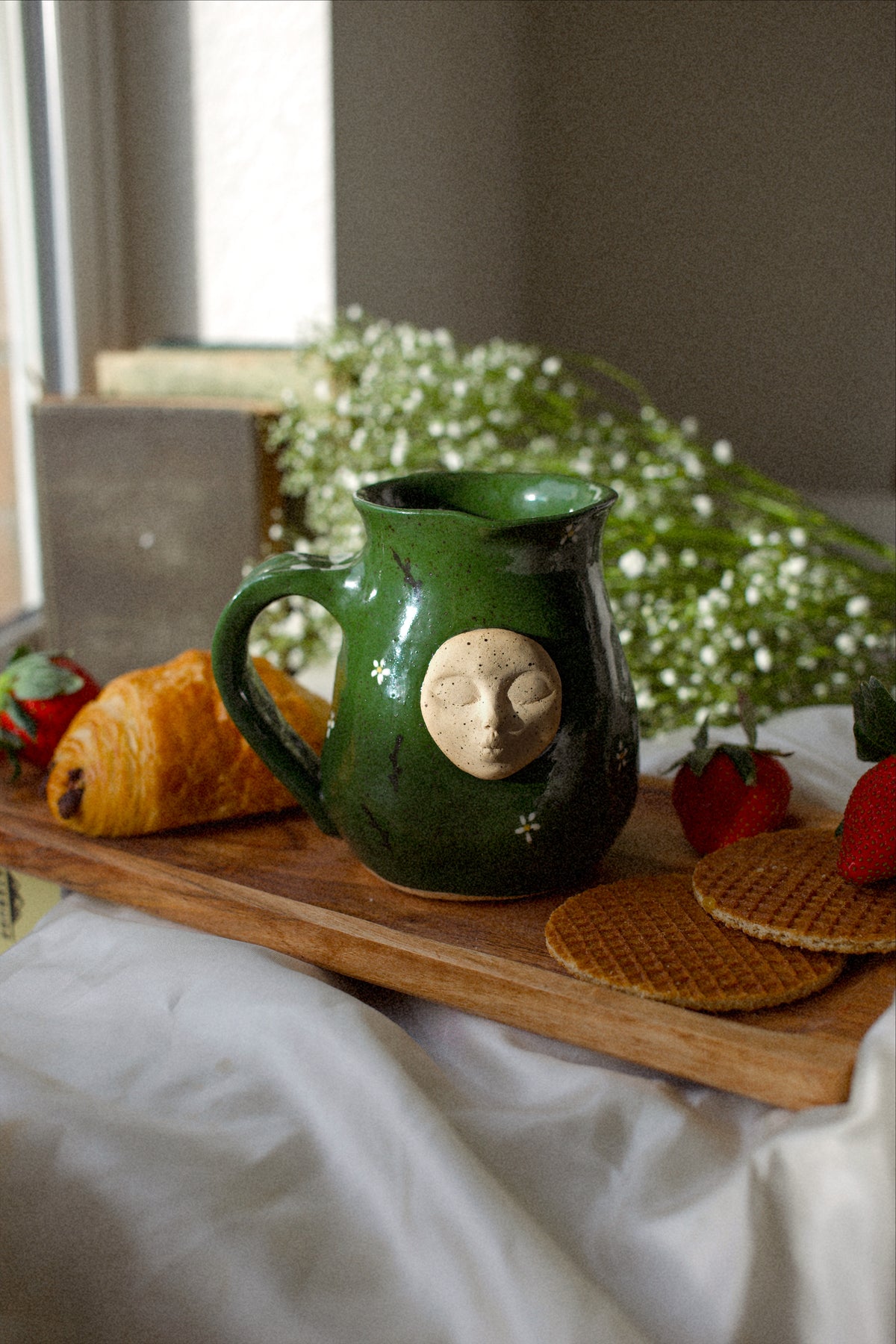 Green Meadow Moon Mug