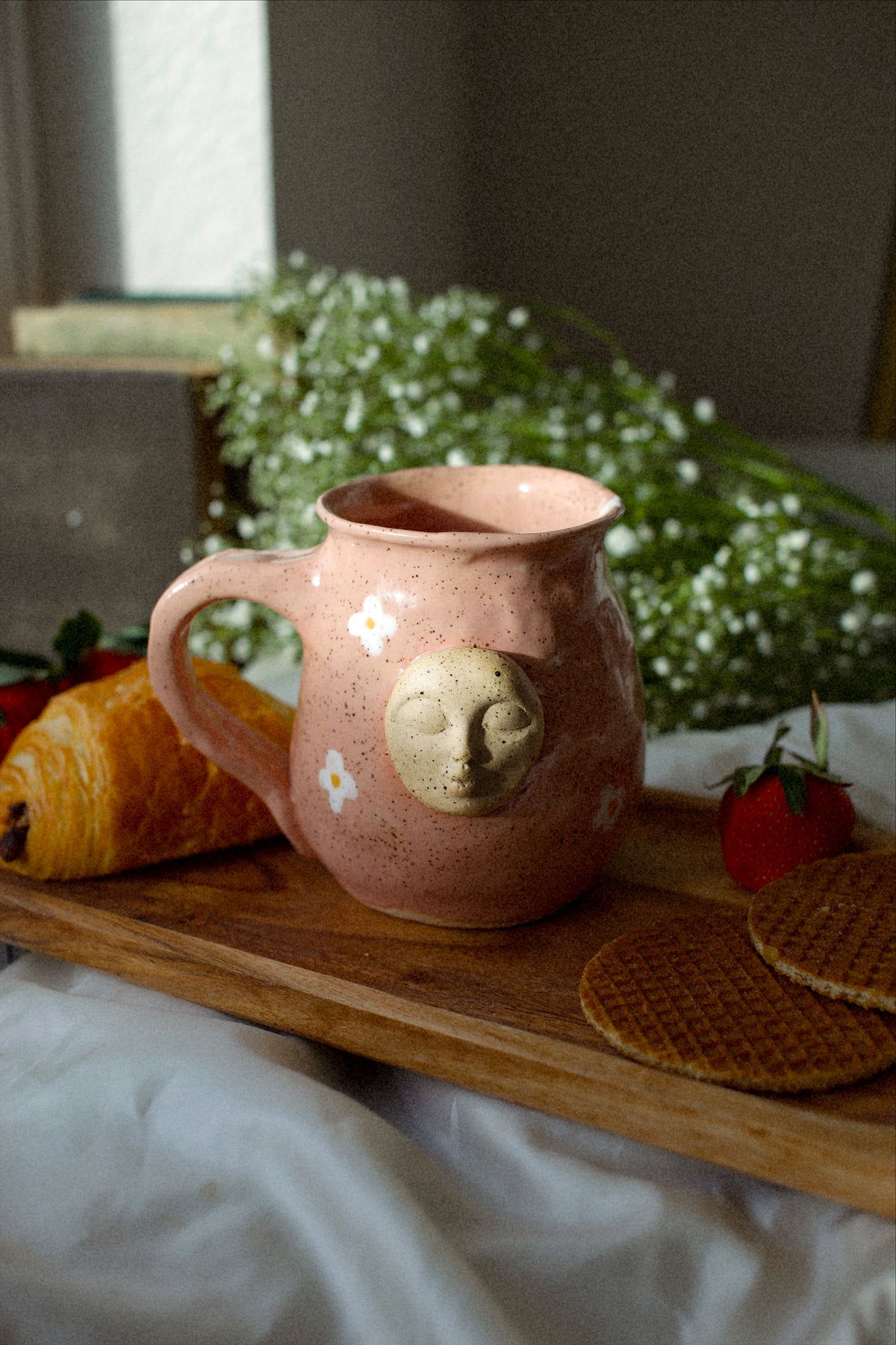 Groovy Pink Moon Mug