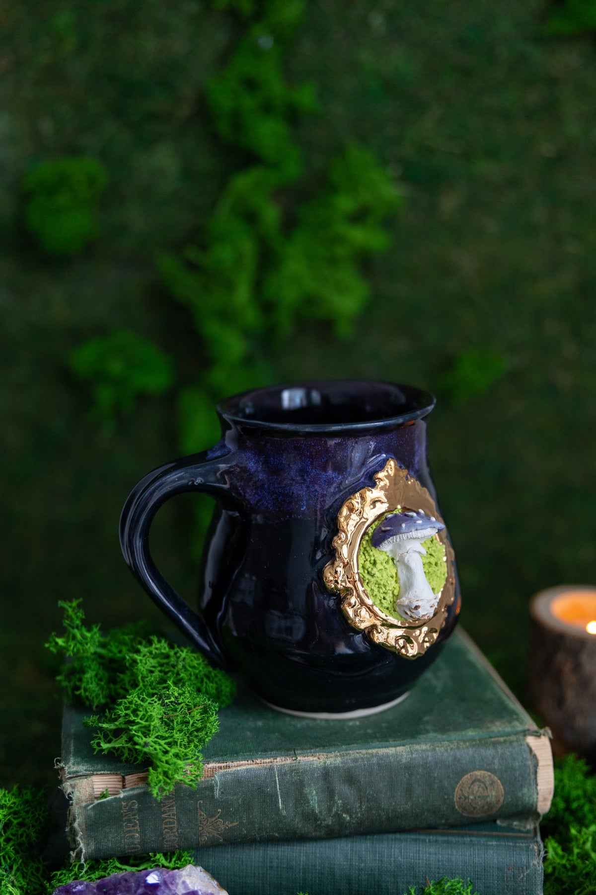 Purple Amanita Muscaria Mushroom Mug