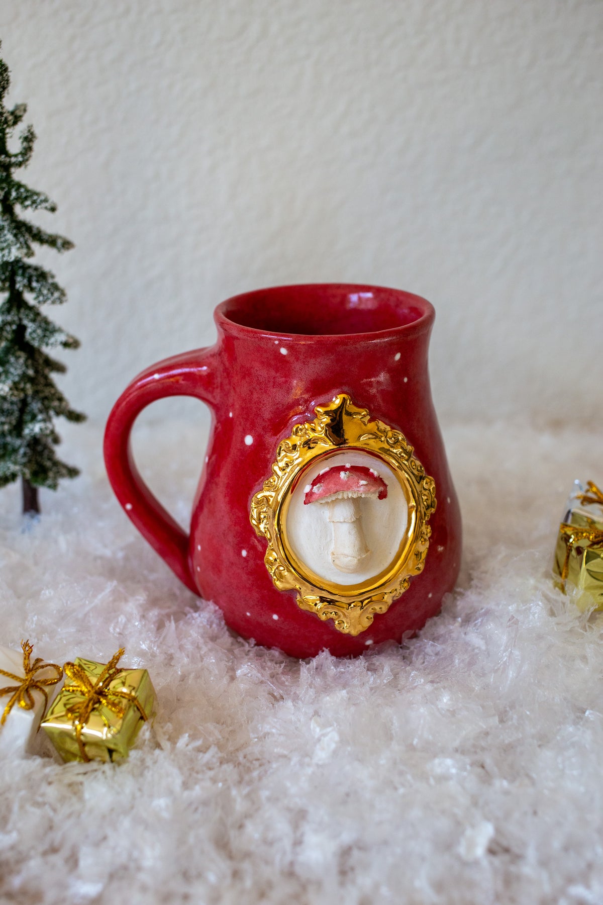 Classic Frosted Amanita Muscaria Mug #2