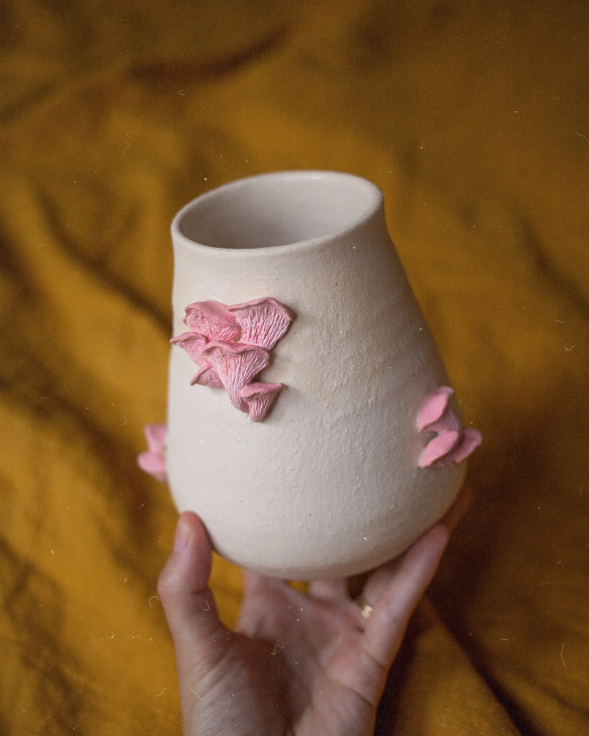 Pink Oyster Vase